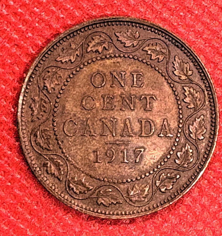 1917 CANADIAN LARGE CENT