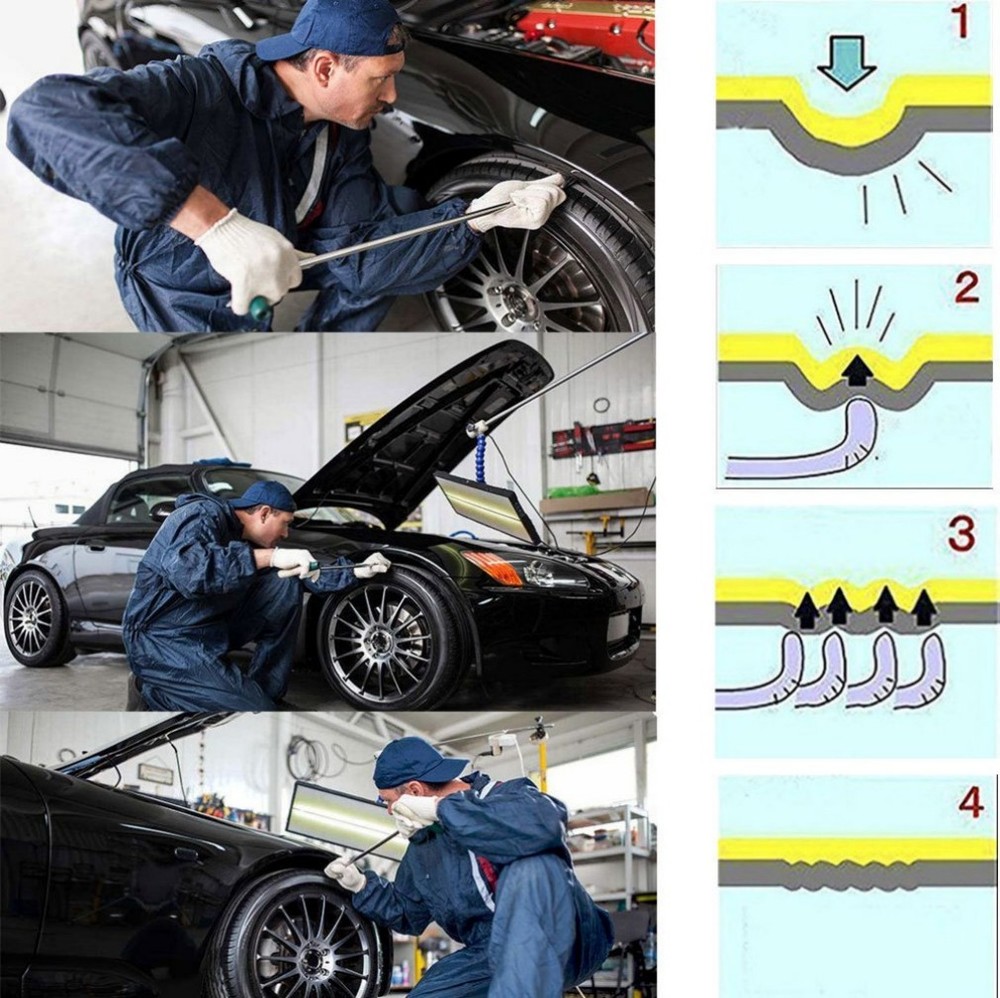 Puller Rods Dent Paintless Repair Tools Car Removal Body Push kits