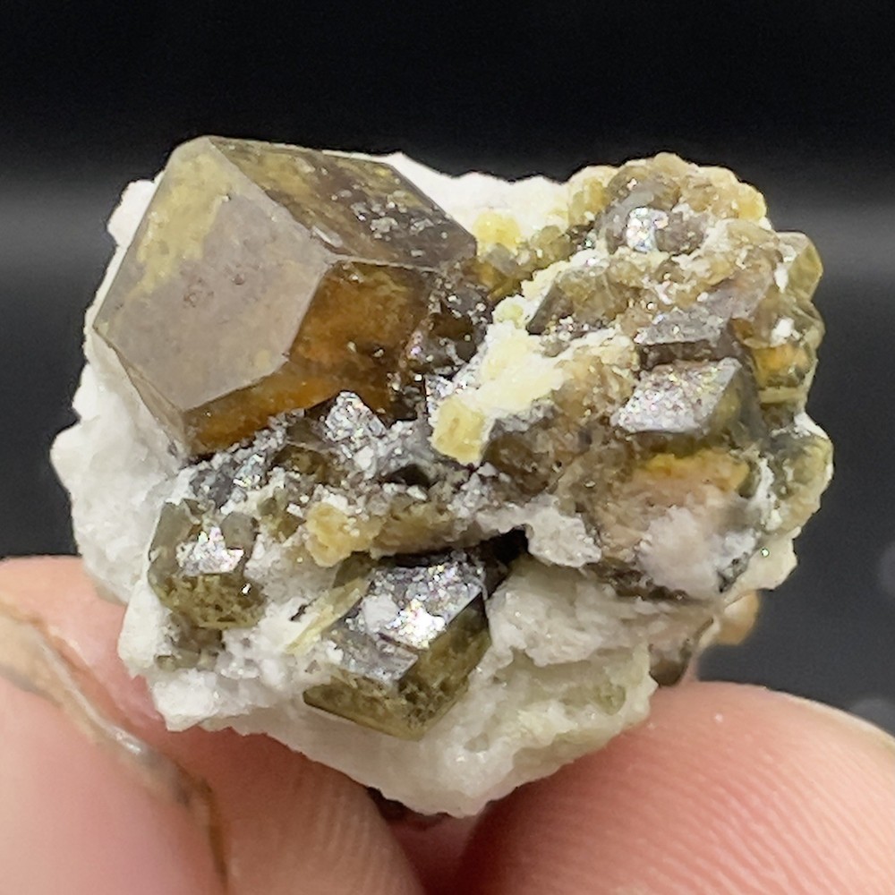 45 Carte Andradite Garnet From Gilgit