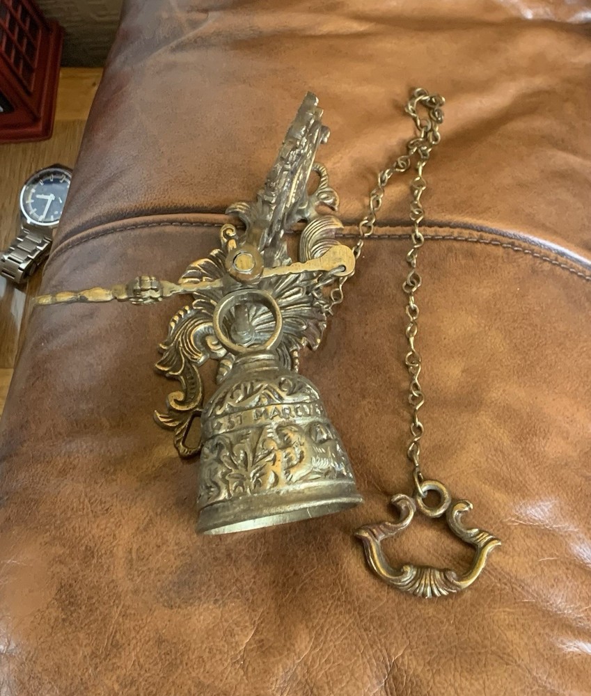 Antique Brass wall mounted Door Bell