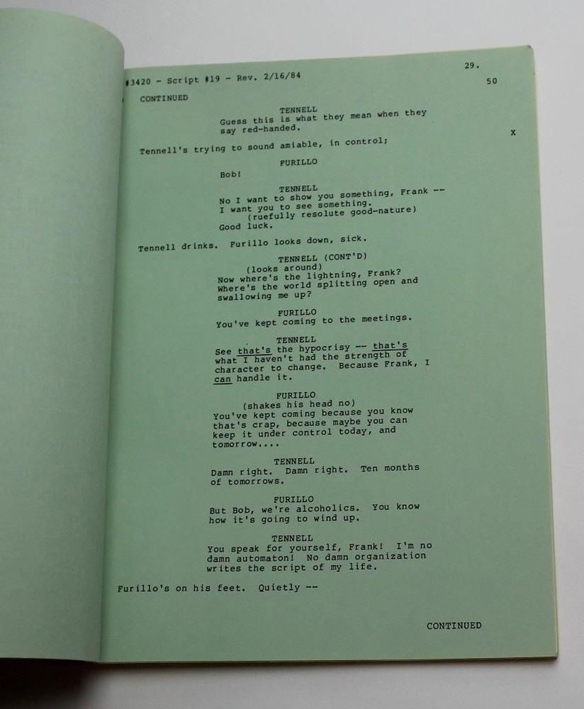 HILL STREET BLUES / Michael I. Wagner 1984 TV Show Script, Nutcracker Suite