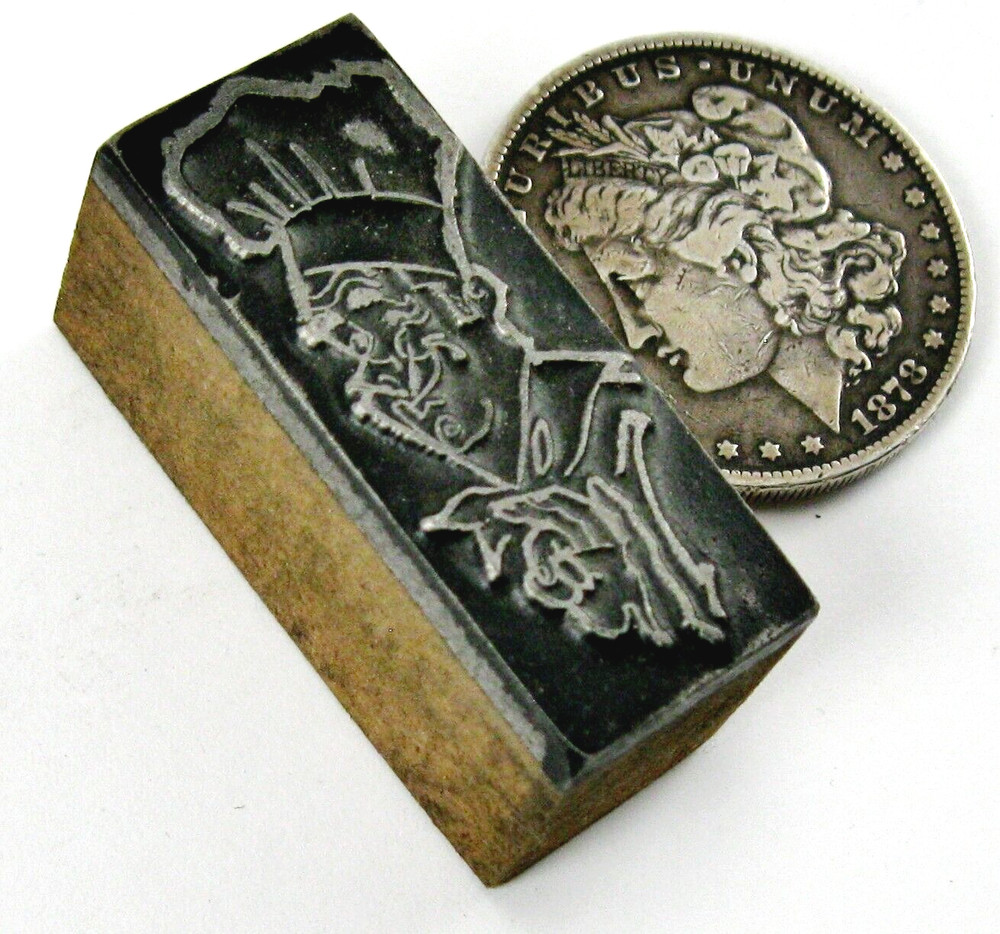 Letterpress Print Block - "Chef OK"