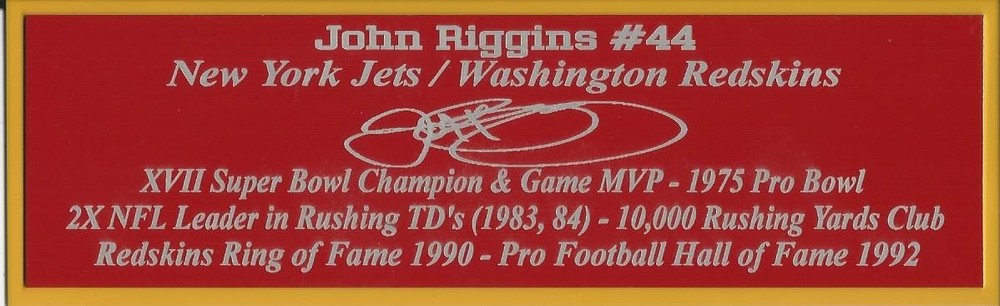 Jayden Daniels Autograph Nameplate Washington Commanders Helmet Jersey ROY