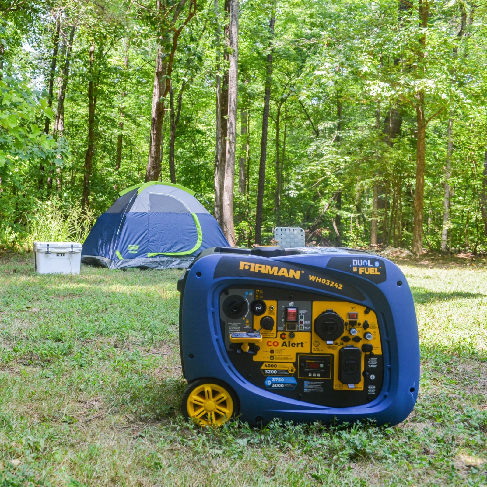 FIRMAN WH03242F 4000W Electric Start Dual Fuel Inverter Generator - Refurbished