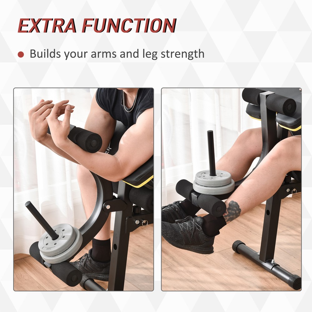 Multi-Functional Sit-Up Dumbbell Bench Adjustable Seat and Back Angle