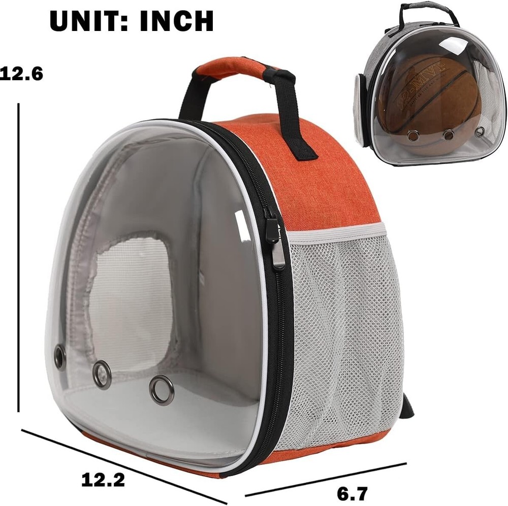 Clear Guinea Pig Backpack, Space Capsule Bubble Window Backpack Carrier for Guin