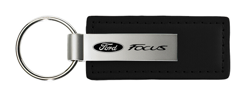 Ford Focus Leather Keychain (Black)