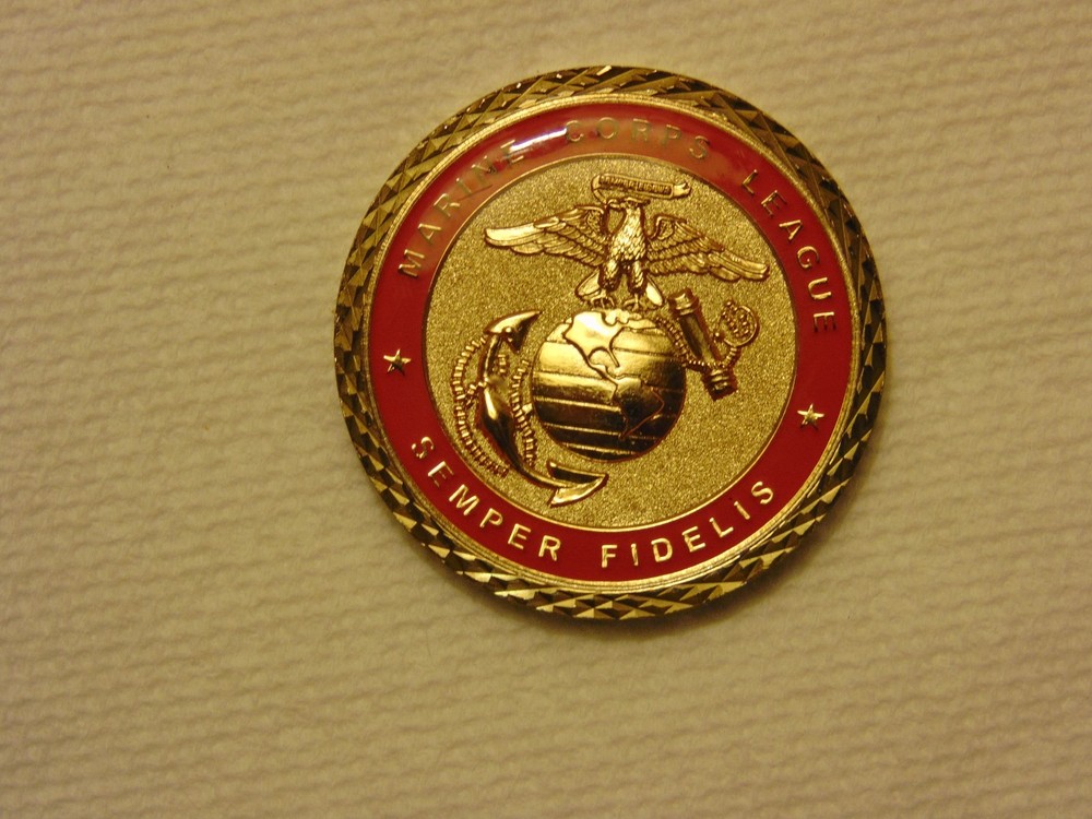 MARINE CORPS LEAGUE- Challenge Coin