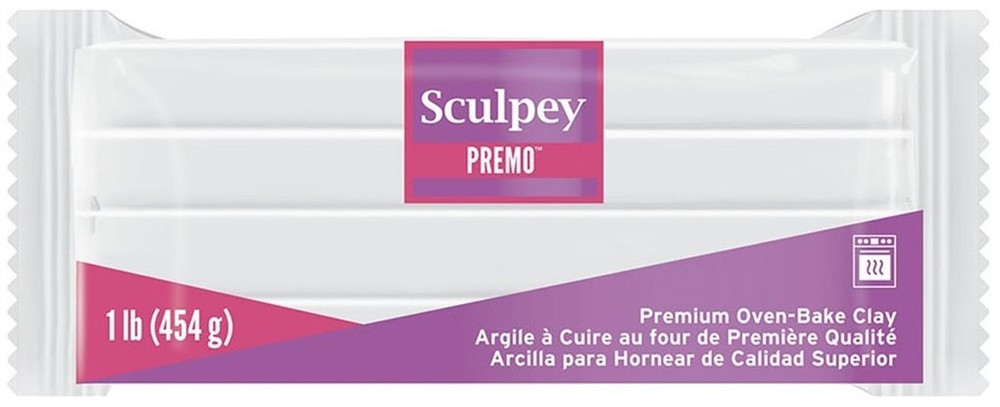 Sculpey Premo Polymer Clay 1lb-White