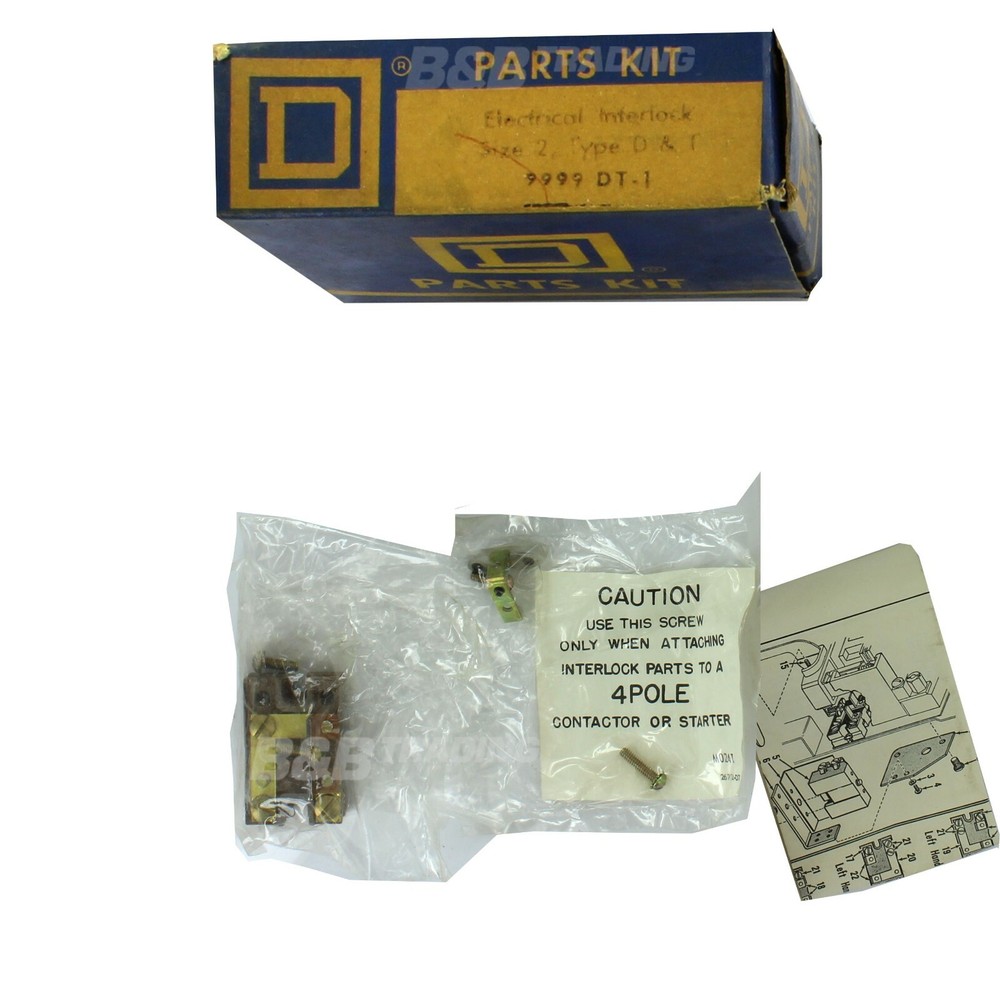 SQUARE D 9999 DT-1 ELECTRICAL INTERLOCK KIT FOR SIZE 2 TYPE D & T