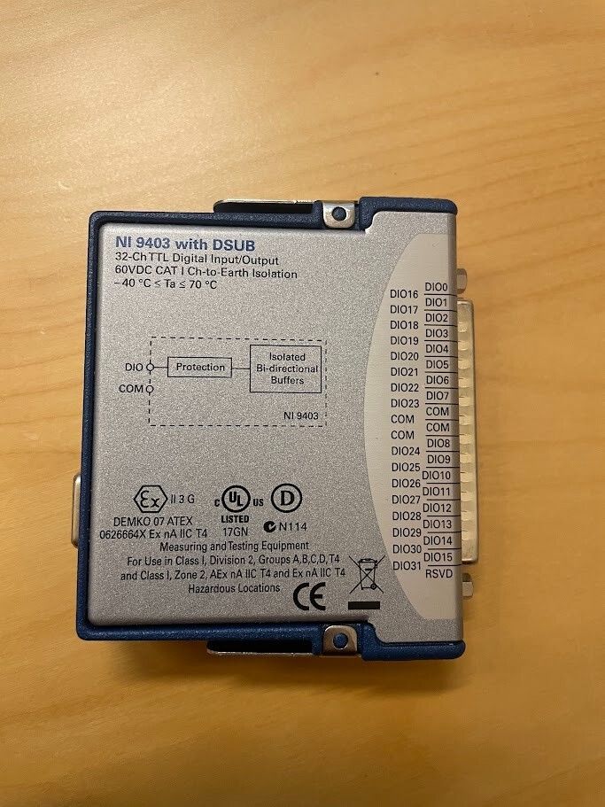 National Instruments NI 9403 cDAQ DIO Module, 32 Channels