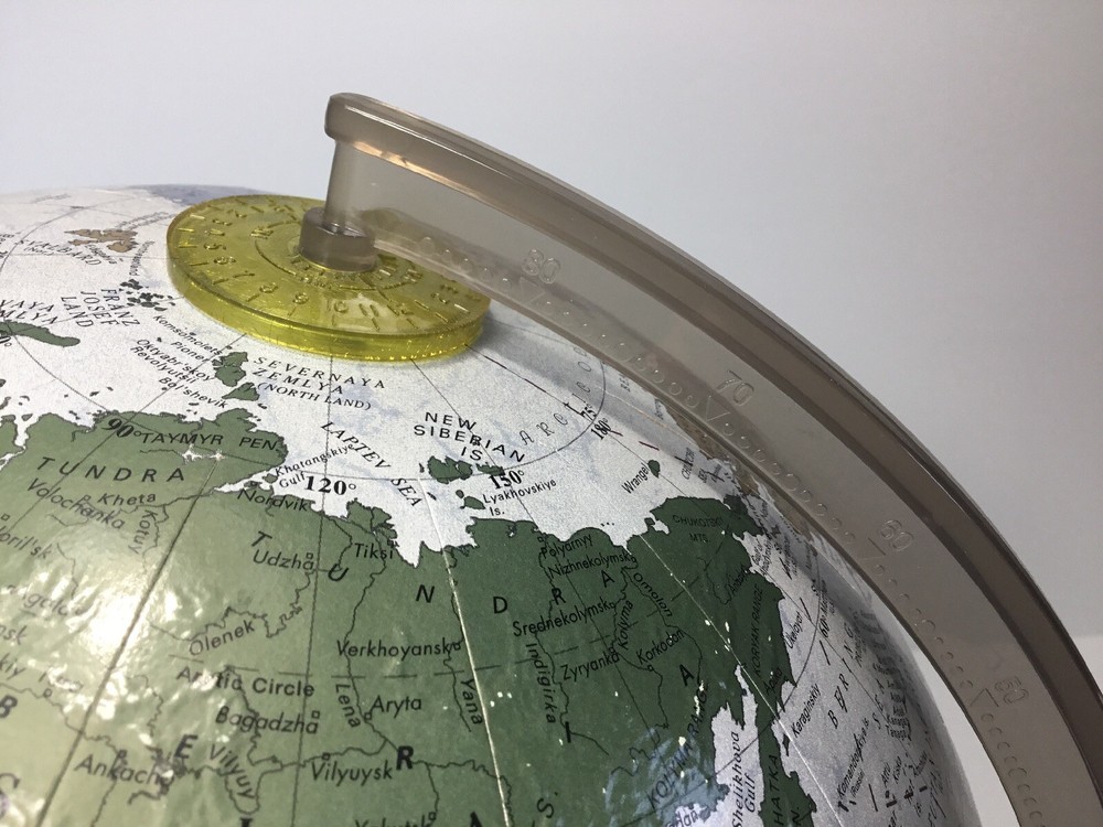 12” Diameter Replogle Platinum Classic Series World Globe - City Population. EUC
