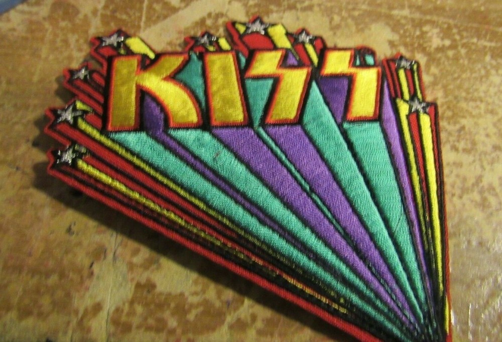 KISS  PATCH NEW  VINTAGE OOP COLLECTIBLE GENE PAUL ACE PETER 4629 USA