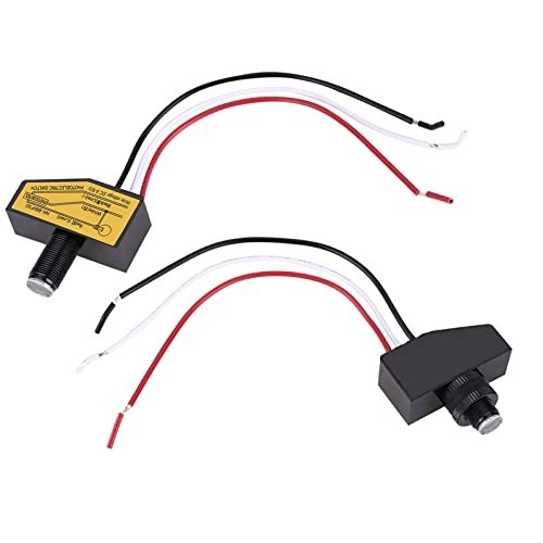 DC 12V 48V Dusk To Dawn Photocell Light Switch 8-50V Light Sensor Control Switch