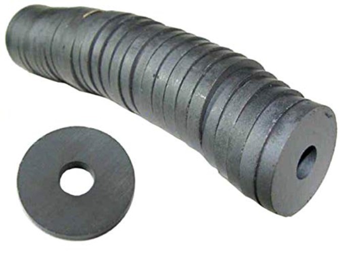 29-Piece Strong Ceramic Ferrite Ring Magnets for Creative & Educational Use