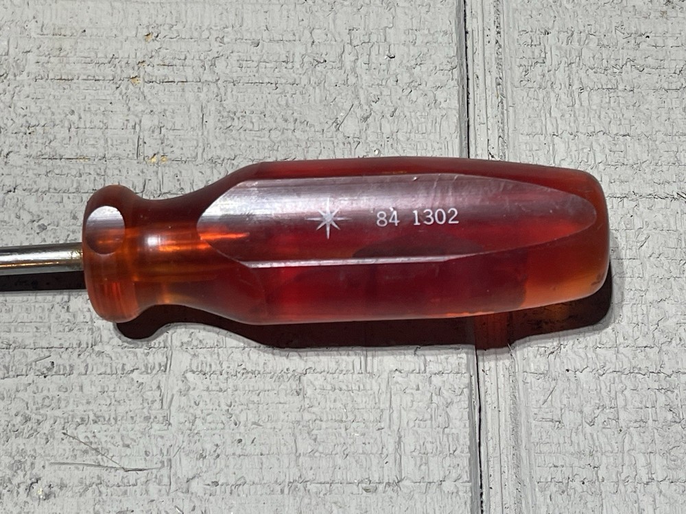 VINTAGE * 84 1302 Screwdriver #2X4” Flathead