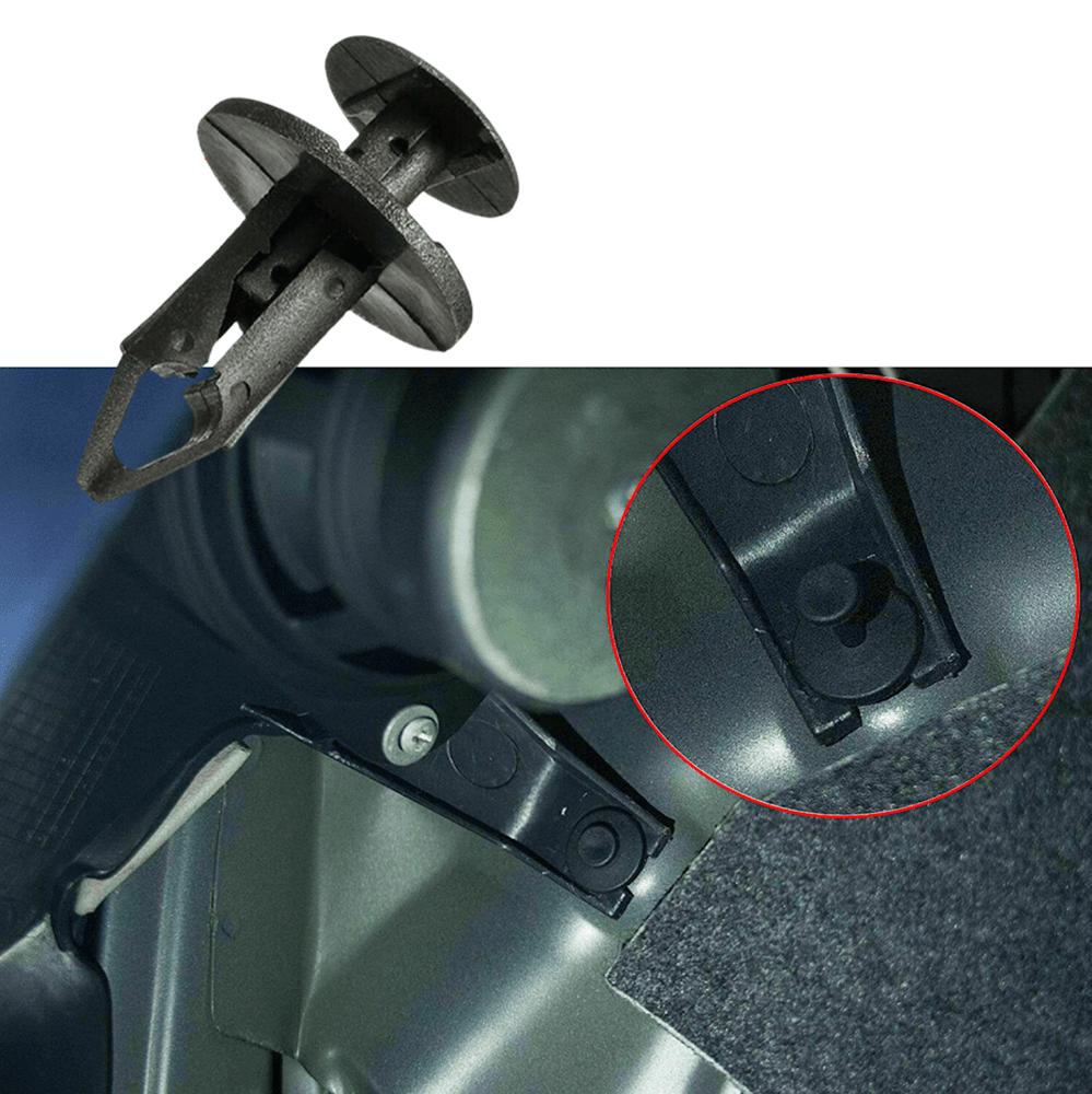 120PCS 8mm Bumper Clips Retainer Auto Car Plastic Rivets Fastener Fender Push