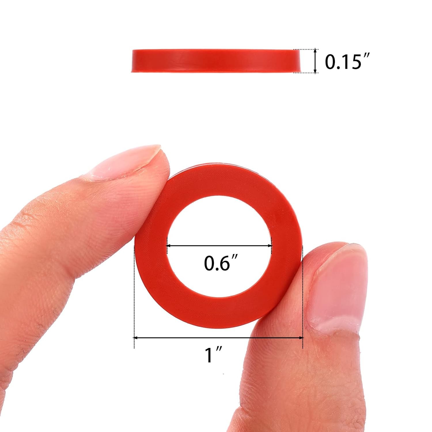 40 Pieces Garden Hose Washers Rubber Washers Seals, Fit All Standard 3/4" Garden