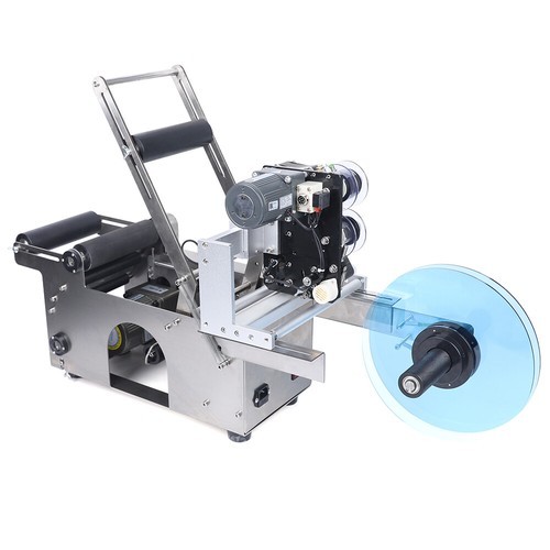 MT-50D Semi-automatic Labeller Round Bottle Labeling Machine Date Coding Machine