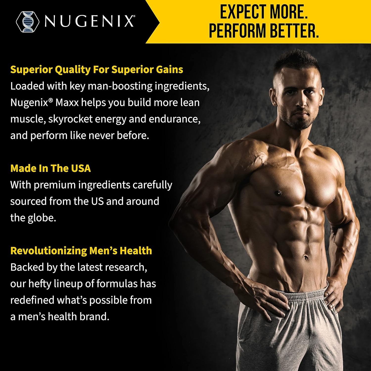NUGENIX TOTAL-T MAXX - Zinc - Testosterone Booster, Energy, Stamina, Performance