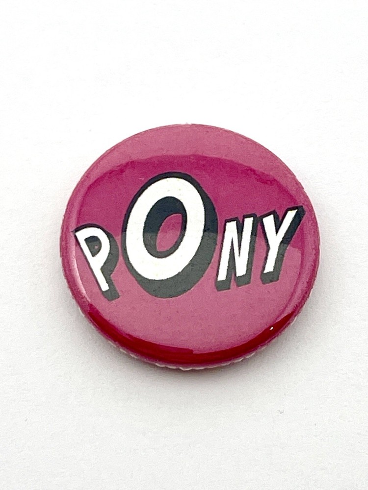 Purple PONY Pinback Button - MLP