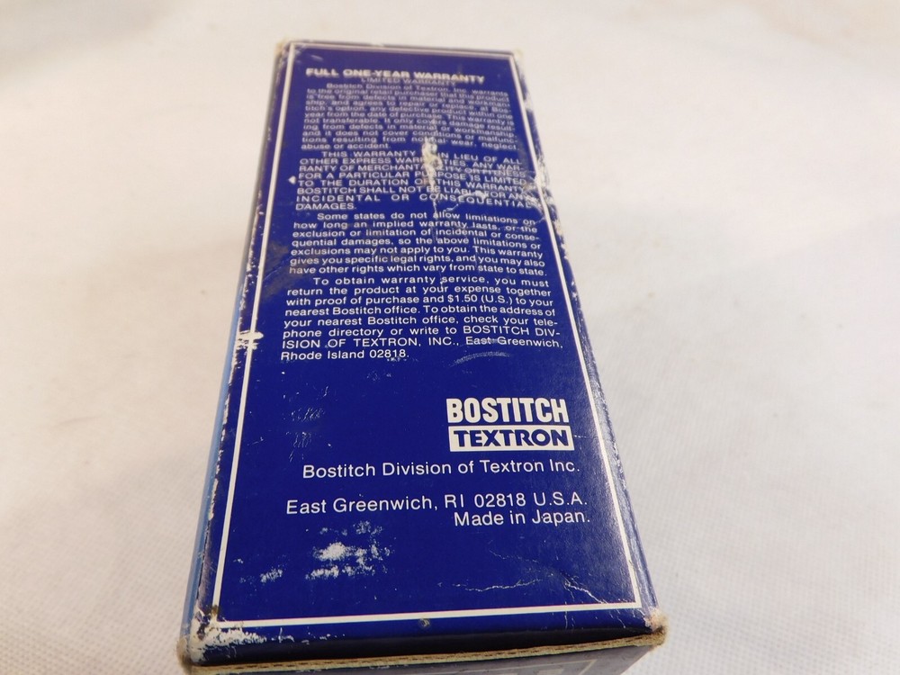 Bostitch Model 607 Numbering Machine