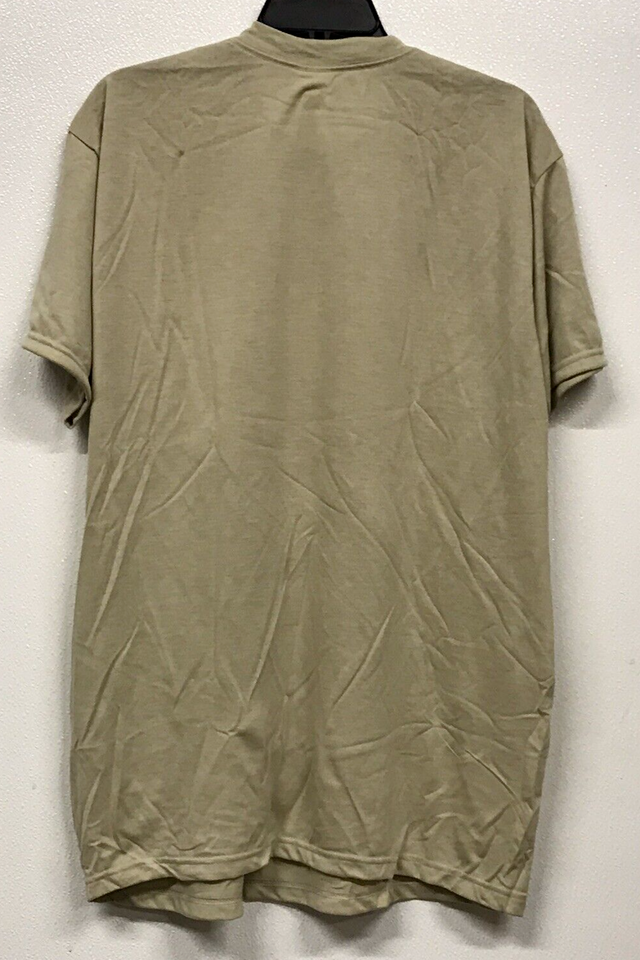 Moisture Wicking Polyester T Shirt (3 Pack) Sand - X Large Reg NEW USGI