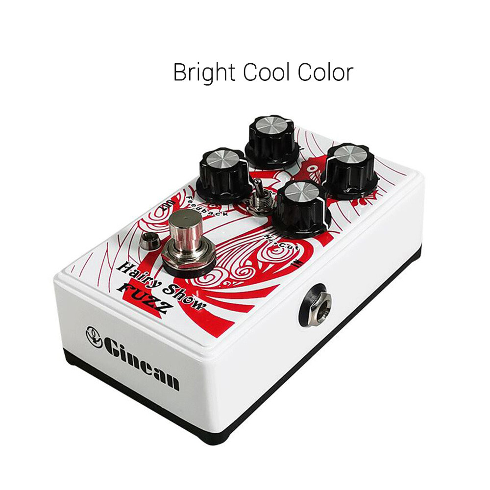 FUZZ Guitar Effect Pedal True Bypass for Electric Guitar 4 Control Knobs V2A1