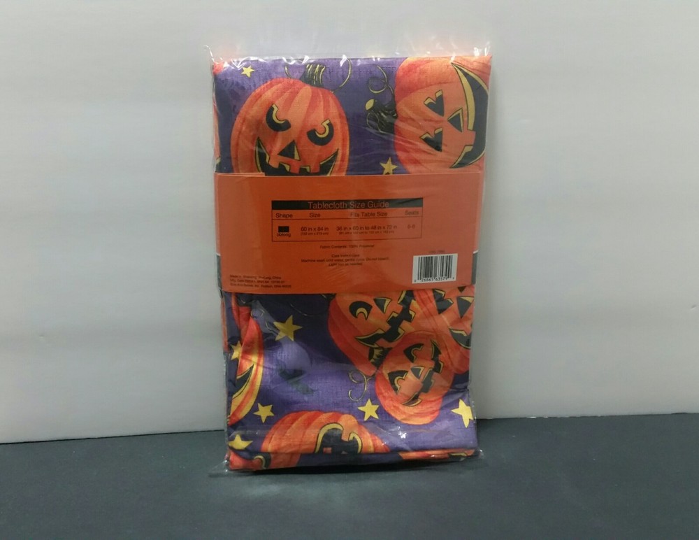 Halloween Pumpkin Tablecloth