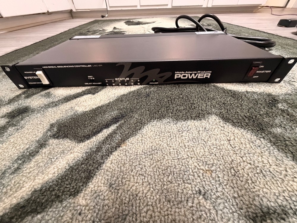 Middle Atlantic USC-6R Sequence Controller rack mount