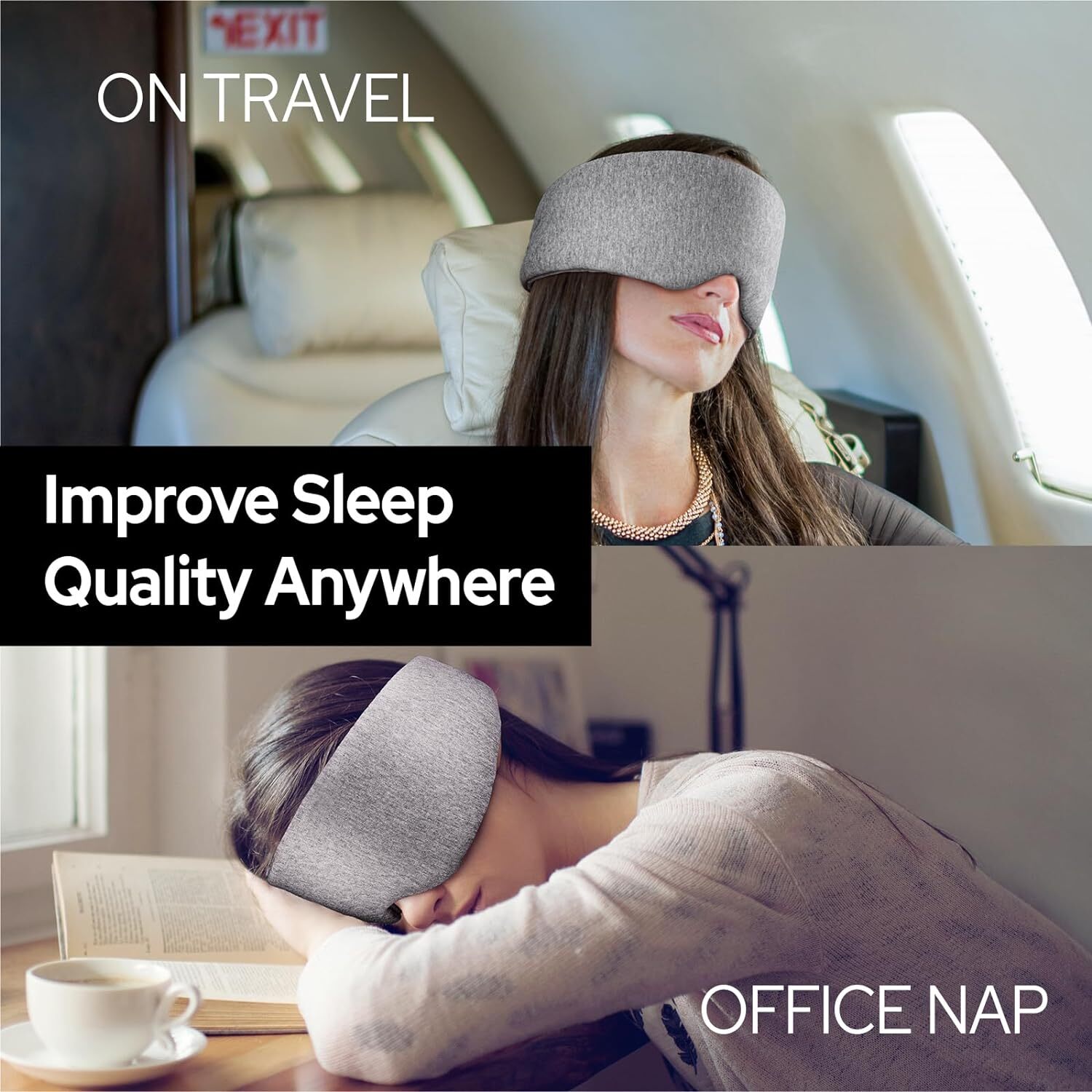 Cotton Eye Mask Handmade Blindfold Travel Adjustable Sleeping Mask Women Men USA