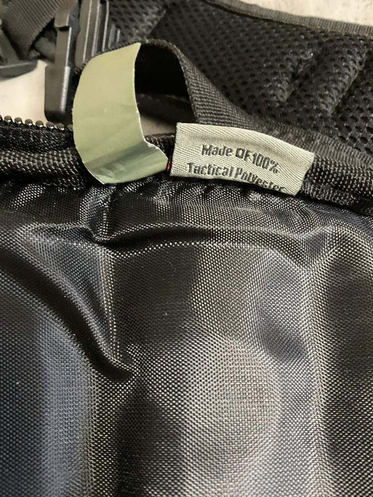 Fox Tactical Backpack Black Multi Compartments Hiking Outdoors - See Notes