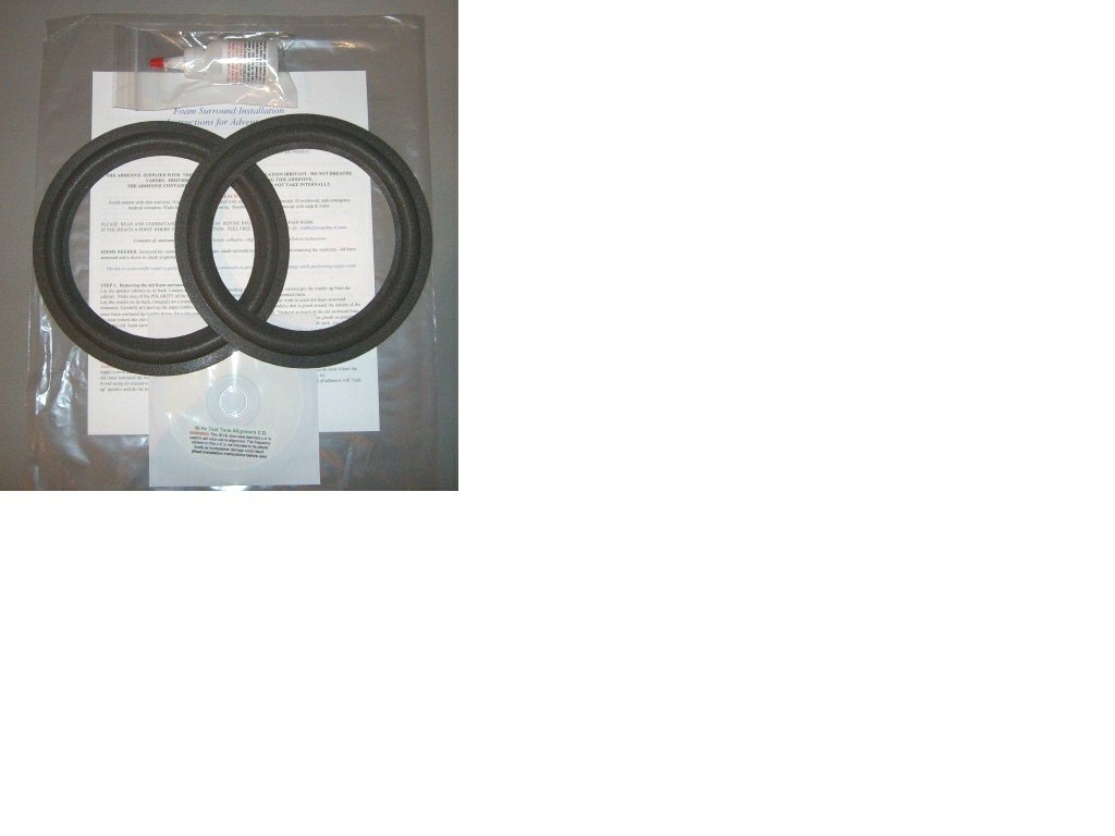 Advent Prodigy, Graduate, Futura, 8" Foam Surround Woofer Speaker Repair Kit