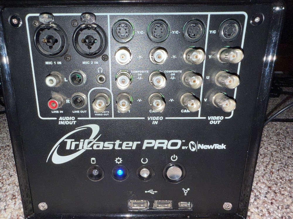 NEWTEK Tricaster Pro SD Live Production Video Switcher.  Fully functioning.