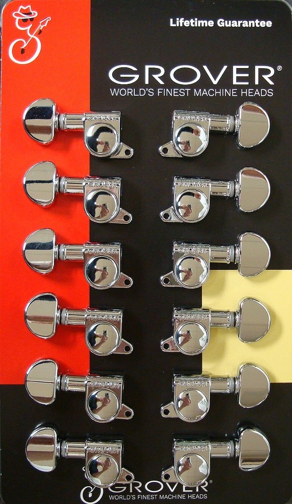 Grover 205C12  Mini Rotomatic 12-String, Tuning Machine, Chrome