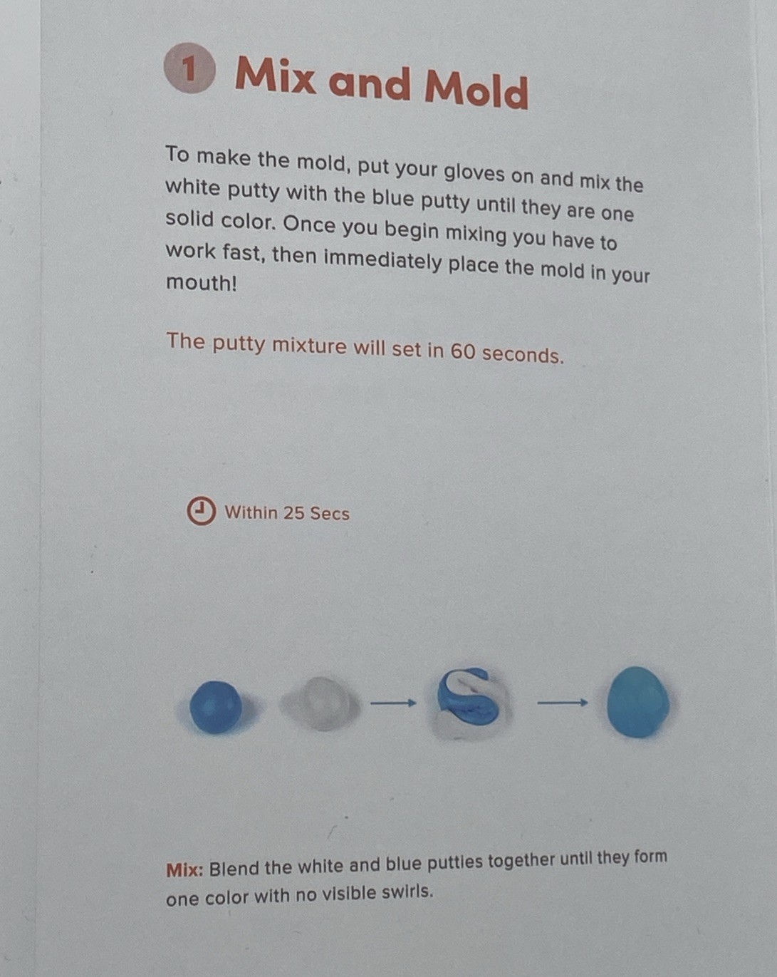 Dental Impression Putty Mold Kit UPPER & LOWER For Grills And Crowns