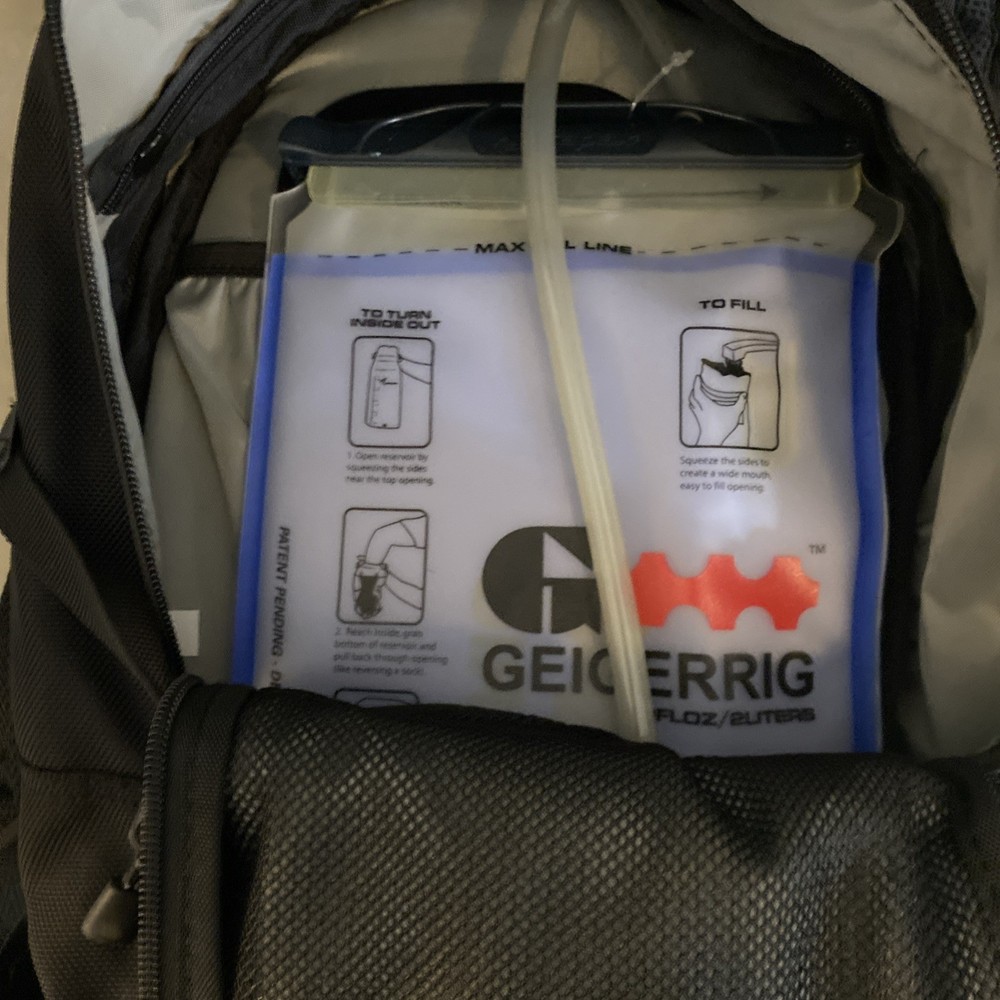 Geigerrig Backpack Hydration Pack RIG 700 w/ Bladder Bag - Excellent Condition
