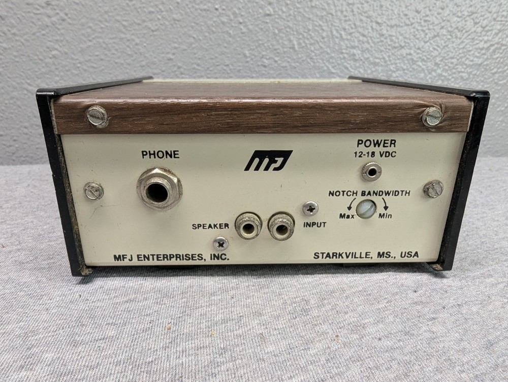 MFJ 722 Optimizer CW SSB Notch Filter - Working