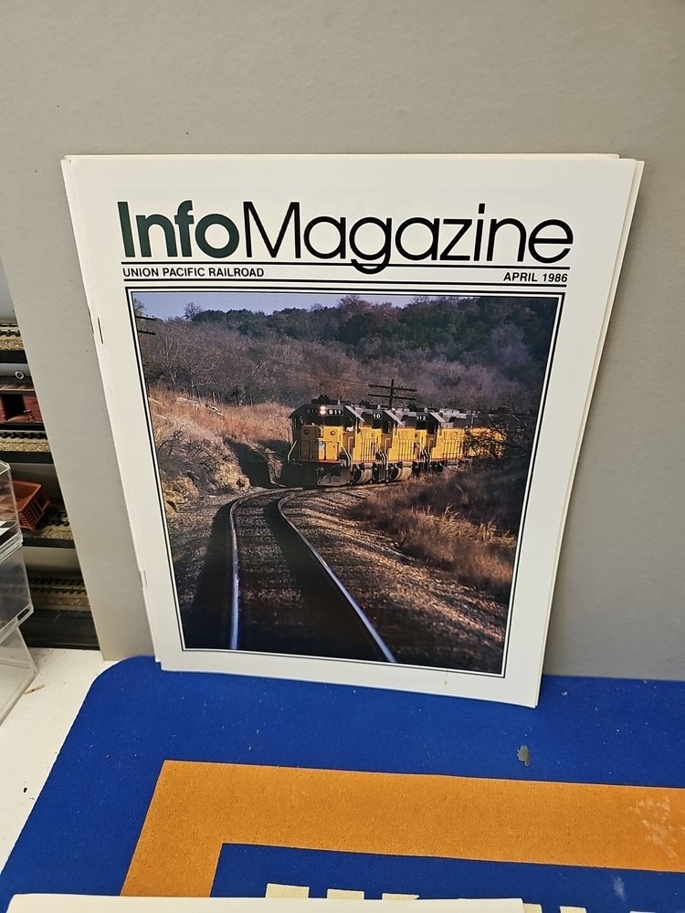 Info Magazine Union Pacific System 1986 11 Issues