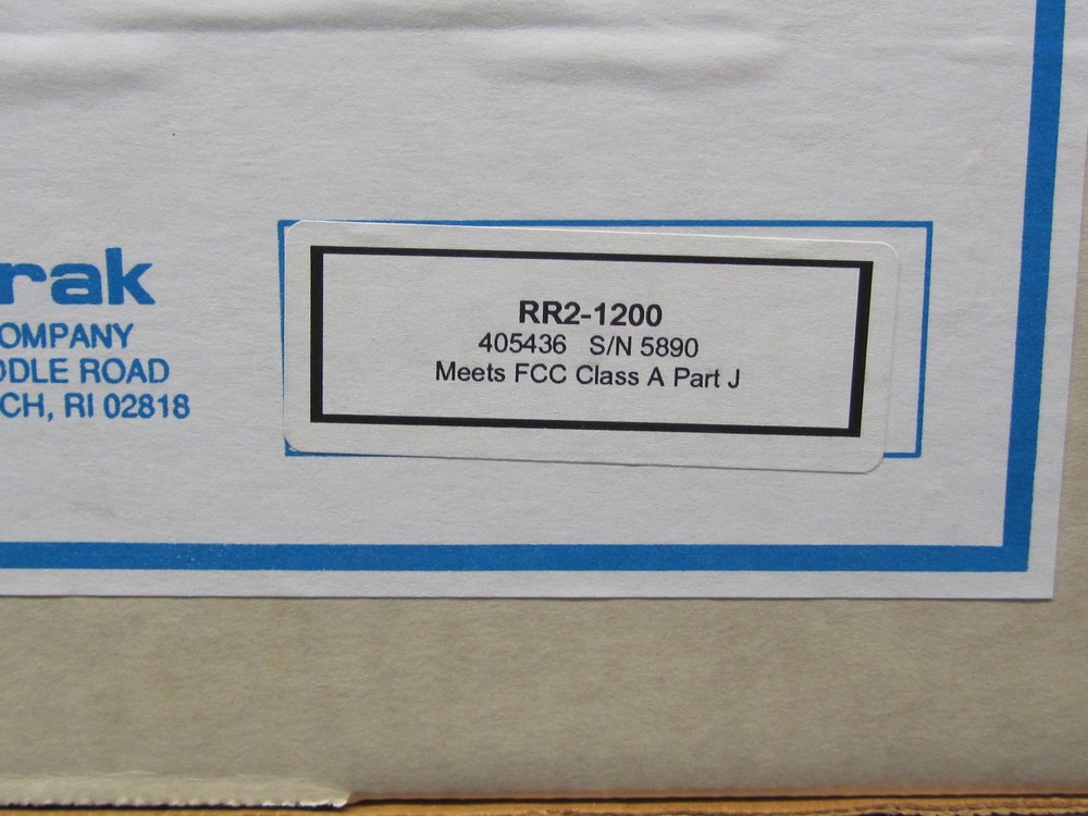 Omega Eng RUSTRAK RANGER 2 RR2-1200 Data Logger