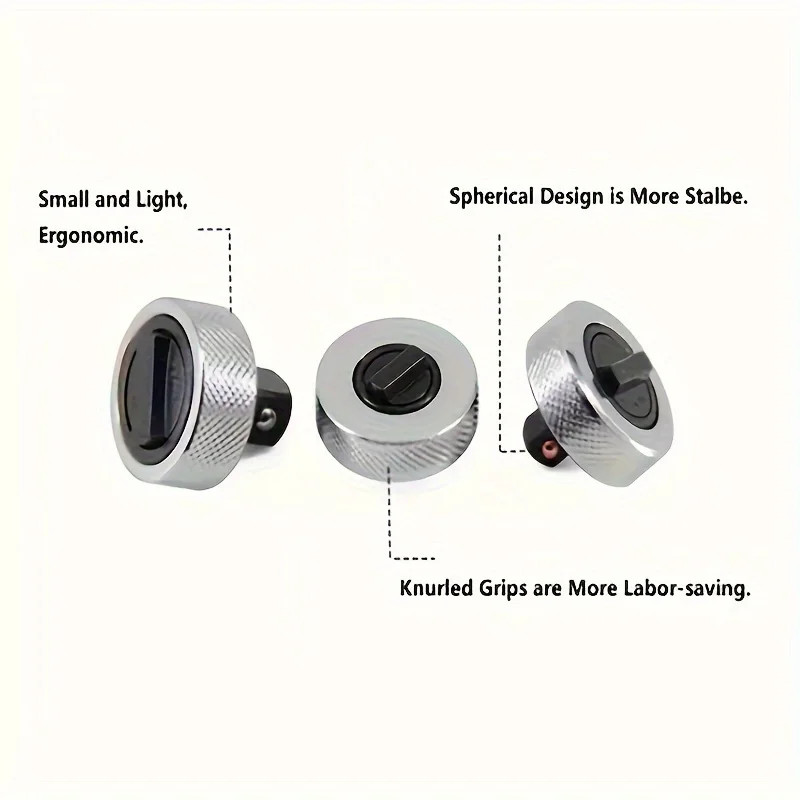Mini Palm Ratchet Socket Wrench Reversible Handle for Tight Spaces