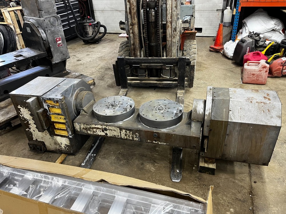 5 Axis Tsudakoma Double Trunion Rotary Table With 16" Tables