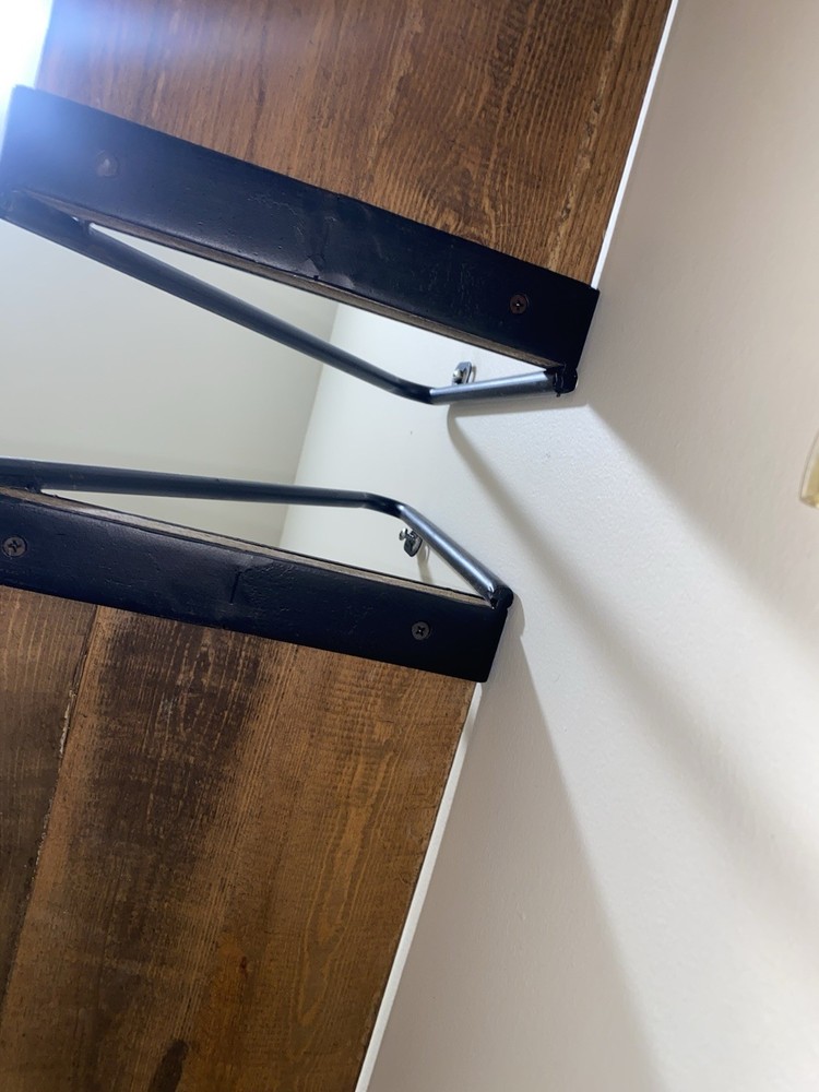 Wall Shelf Rustic Metal And Wood