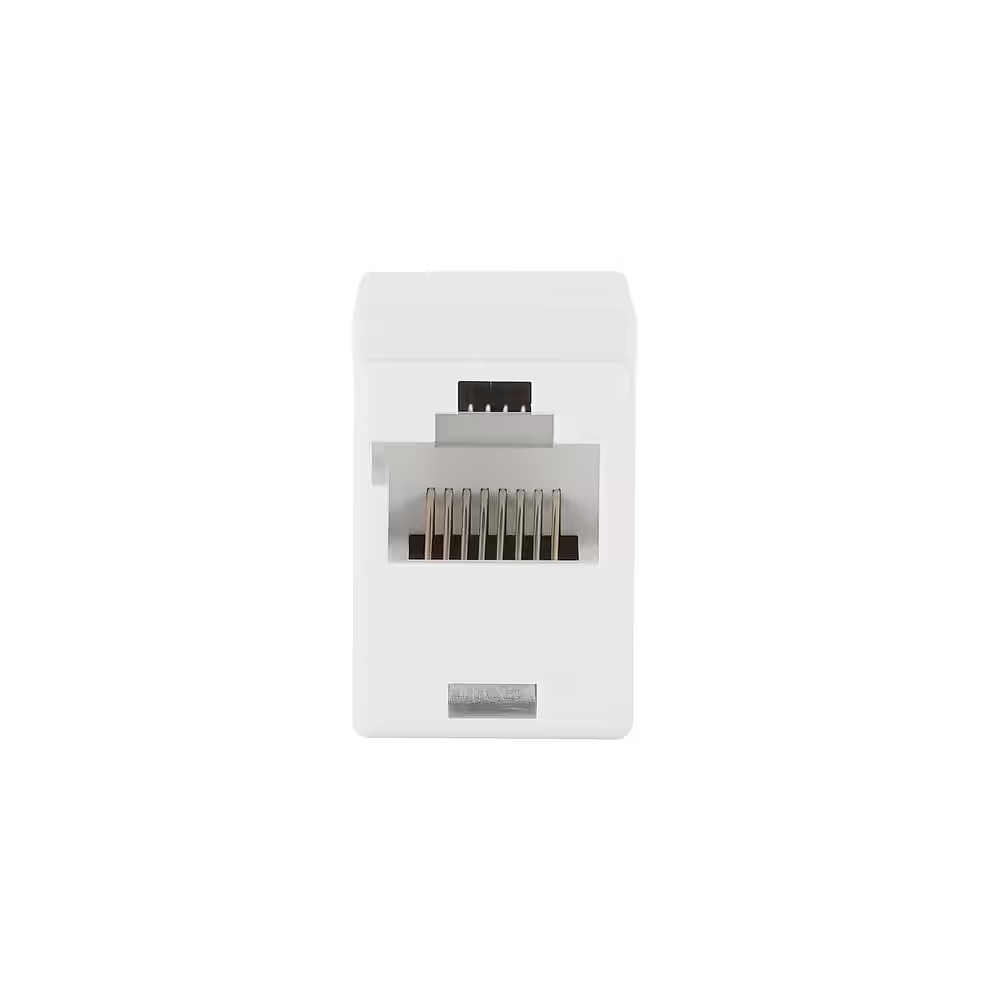 In-Line Ethernet Cord Coupler, White