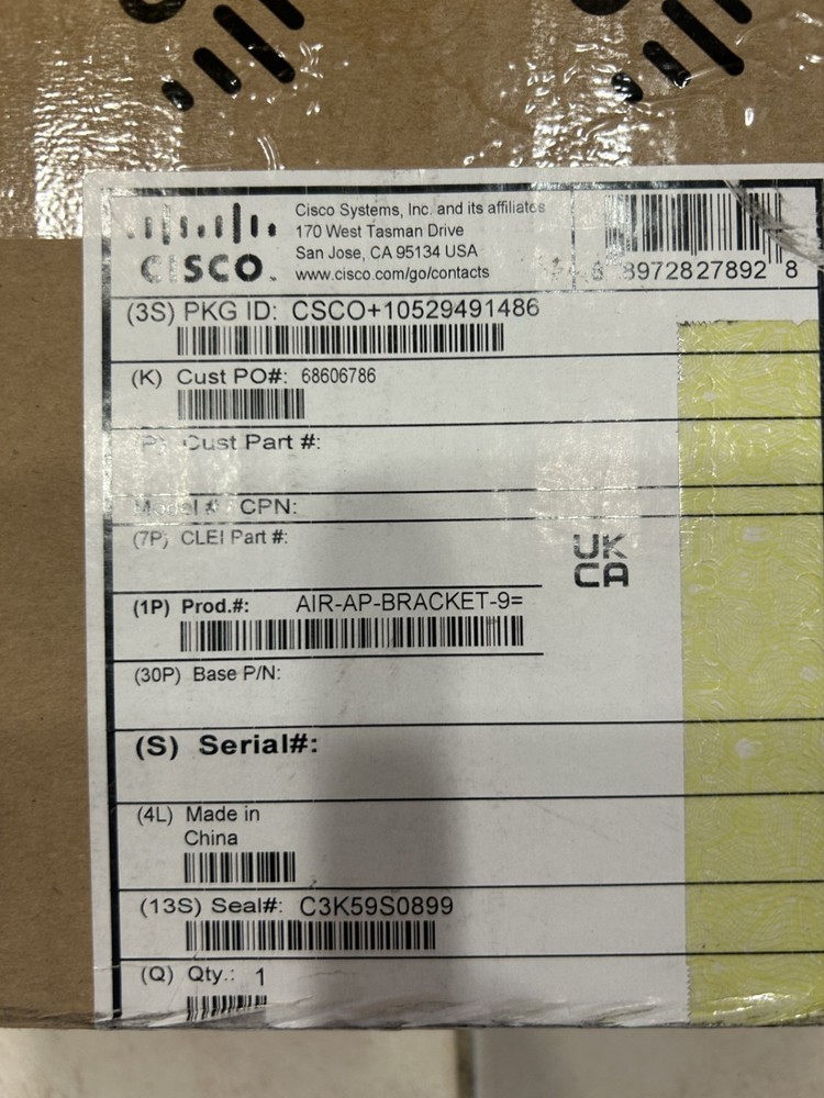 Cisco AIR-AP-BRACKET-9=