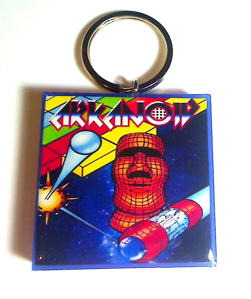 Arkanoid Arcade Coin Door accessory Keychain