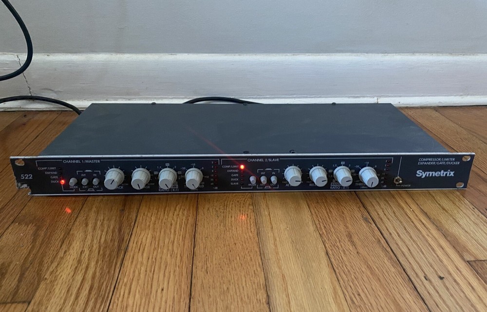READ Vintage Symetrix 522 2 Channel Unit Compressor Limiter Expander Gate Ducker