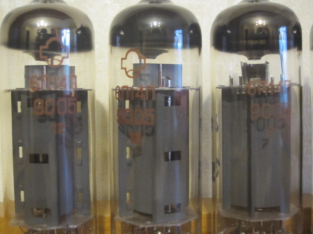 2x 6P14P (7189, 6BQ5 EL84, E84L) USSR OUTPUT PENTODE (NEW, NOS, MATCHED PAIR)