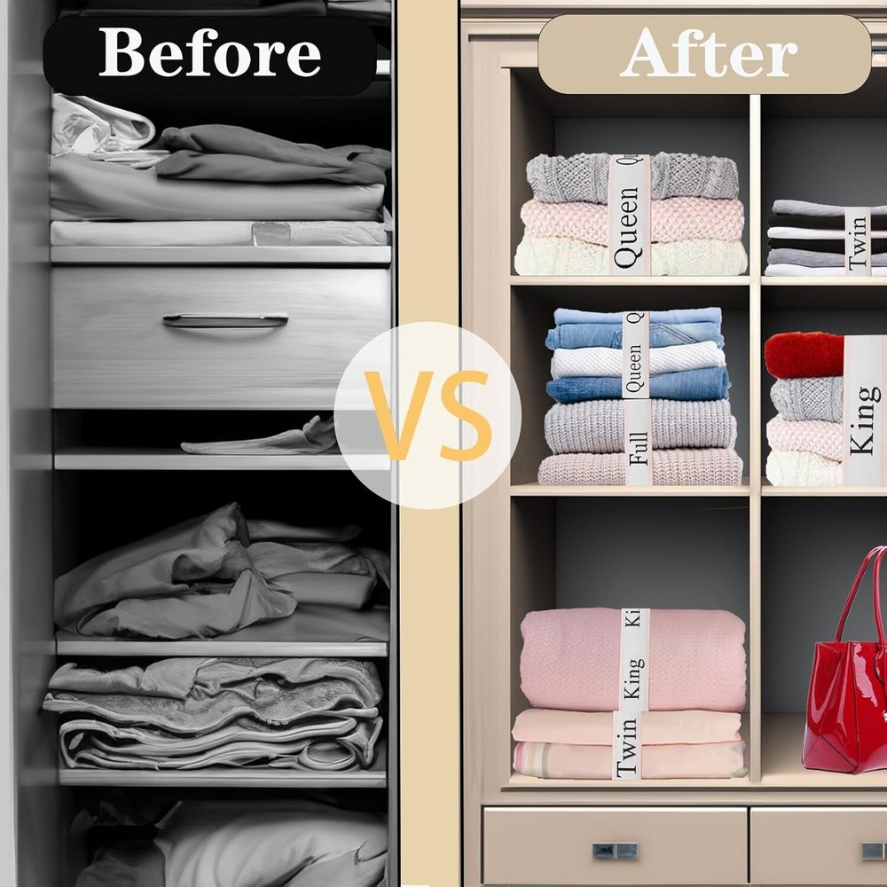 4 mixed DrSnake Bed Sheet Organizer Bands, Elastic Storage Sheet Keepers Strap