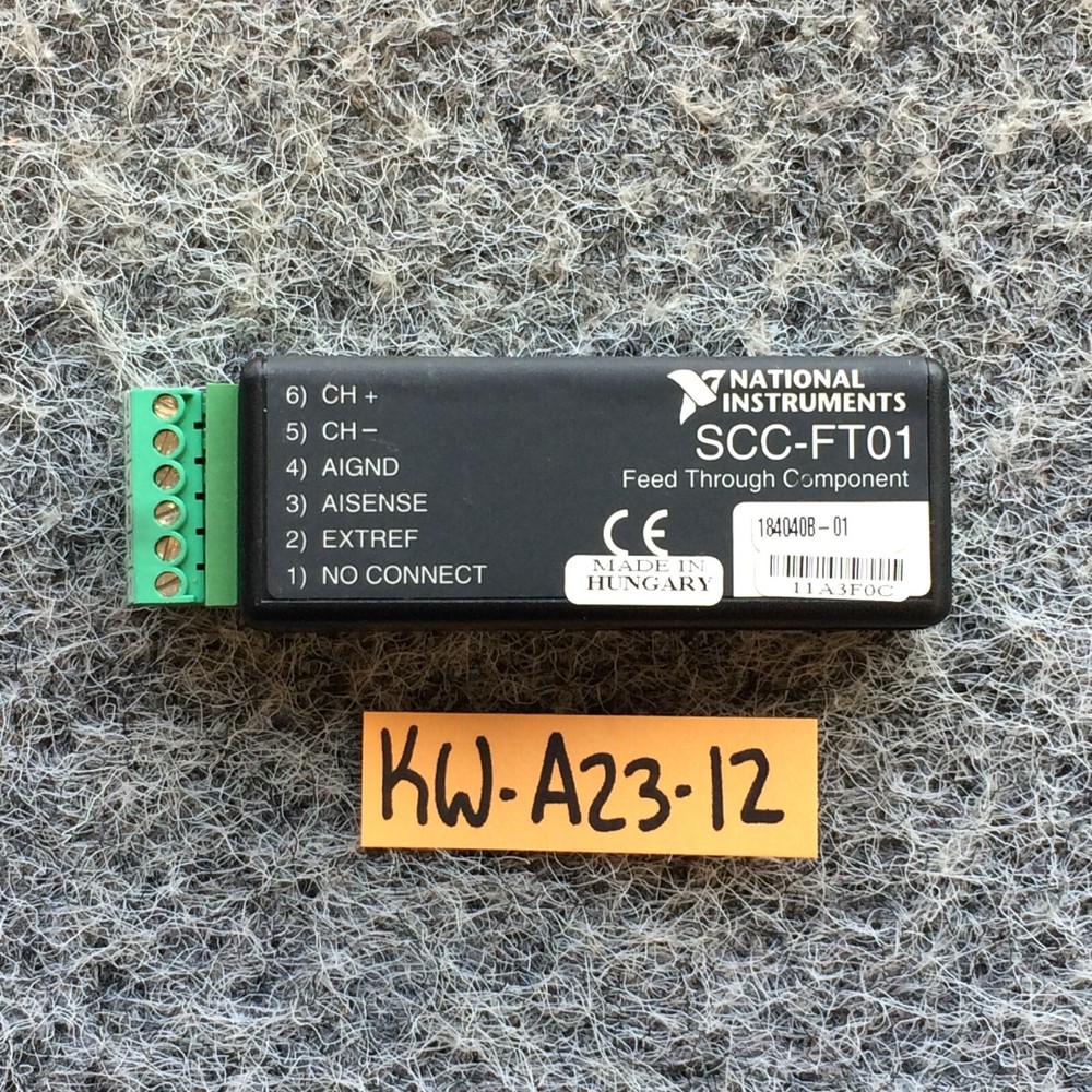 National Instruments NI SCC-FT01  Feed Through Component 184040B-01